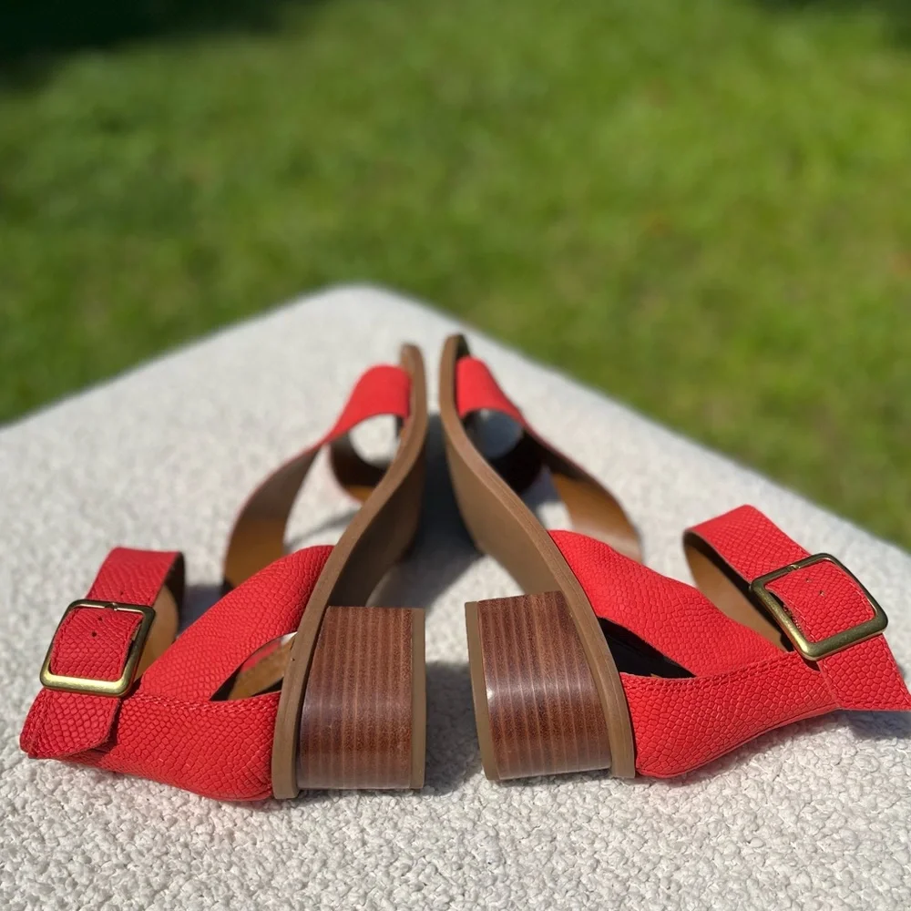Franco Sarto Lorelia Block Heel Sandals - Picture 4 of 4